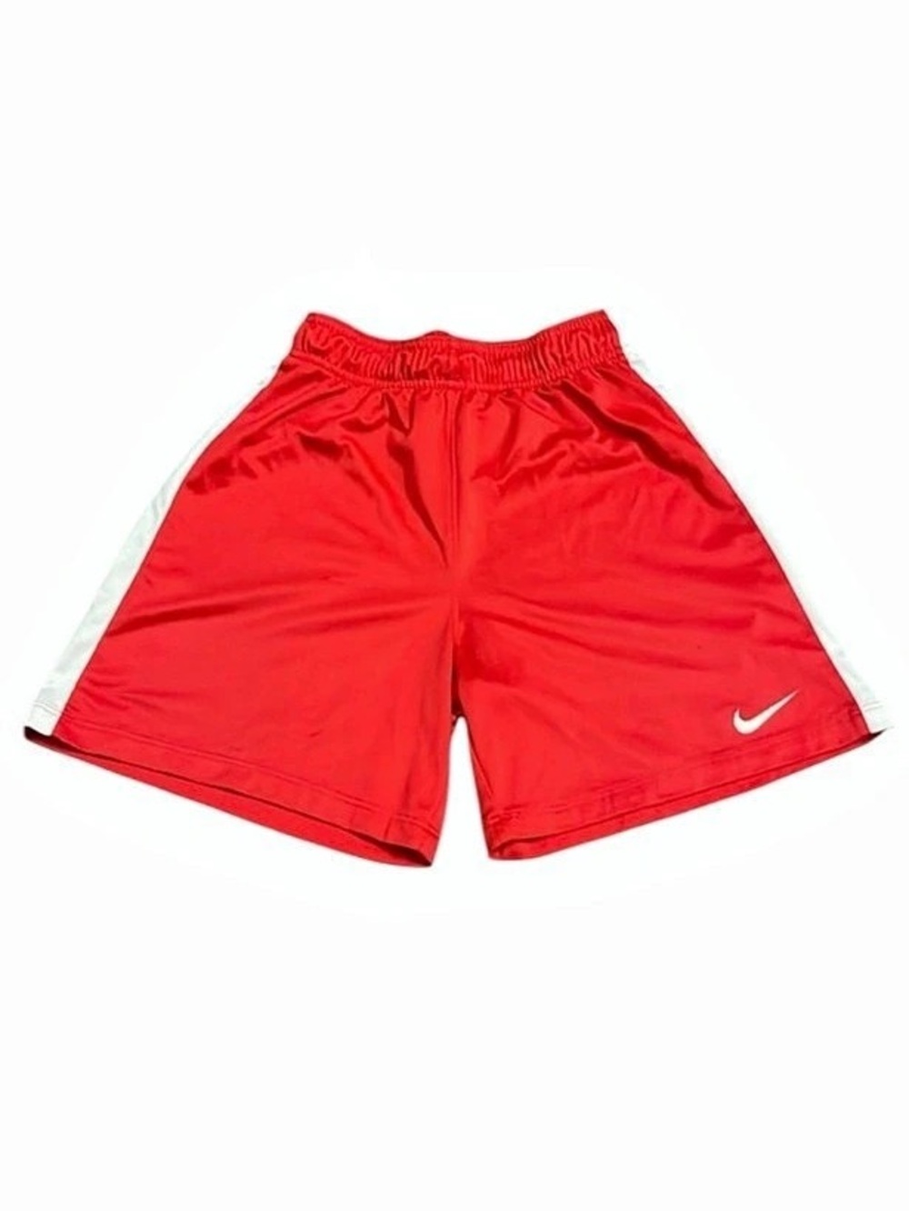 Nike Dri-FIT Athletic Shorts youth XL in Red White Side Stripe